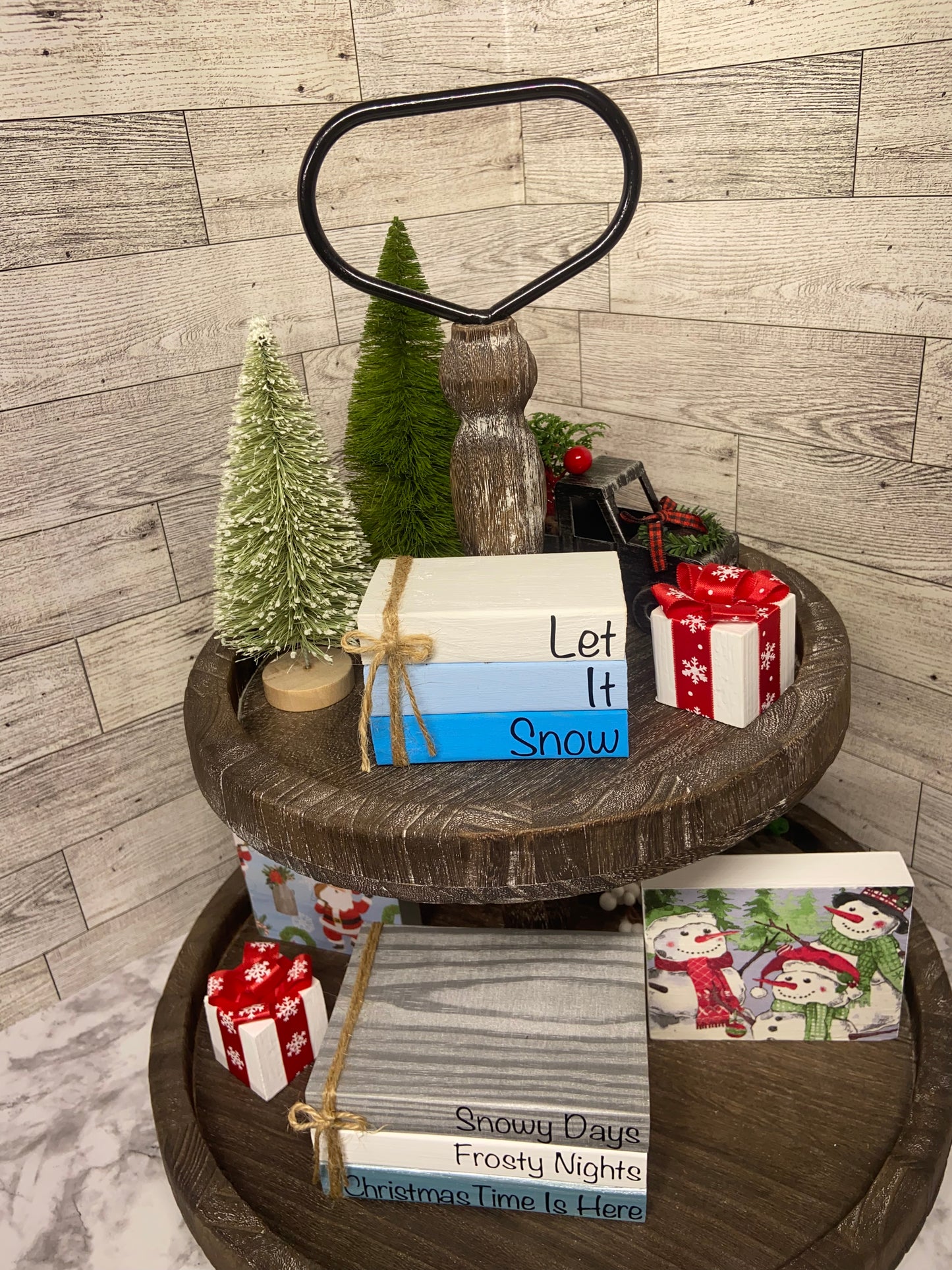 Let It Snow - Small Christmas Tiered Tray Book