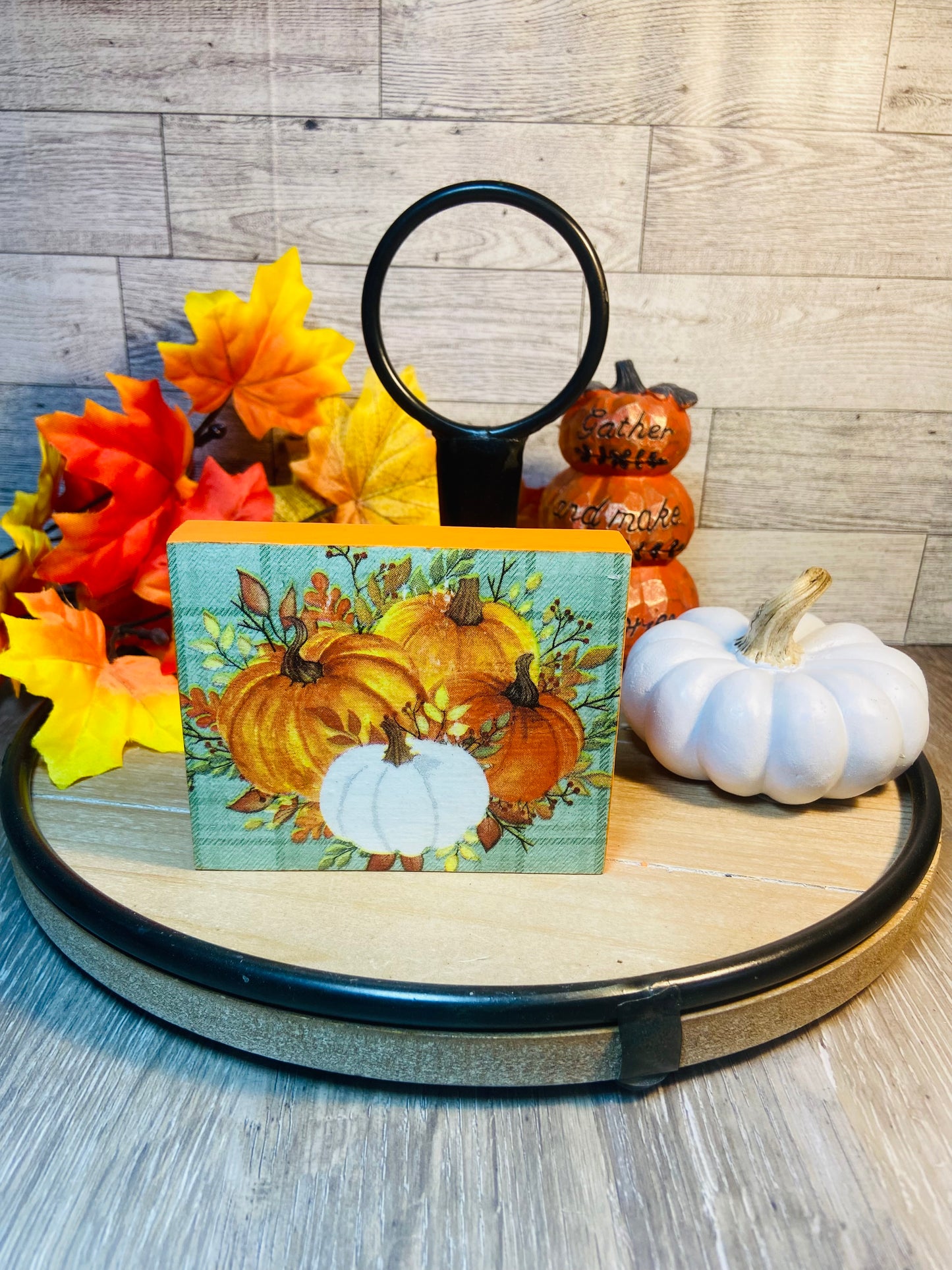 Pumpkins - Tiered Tray Sign