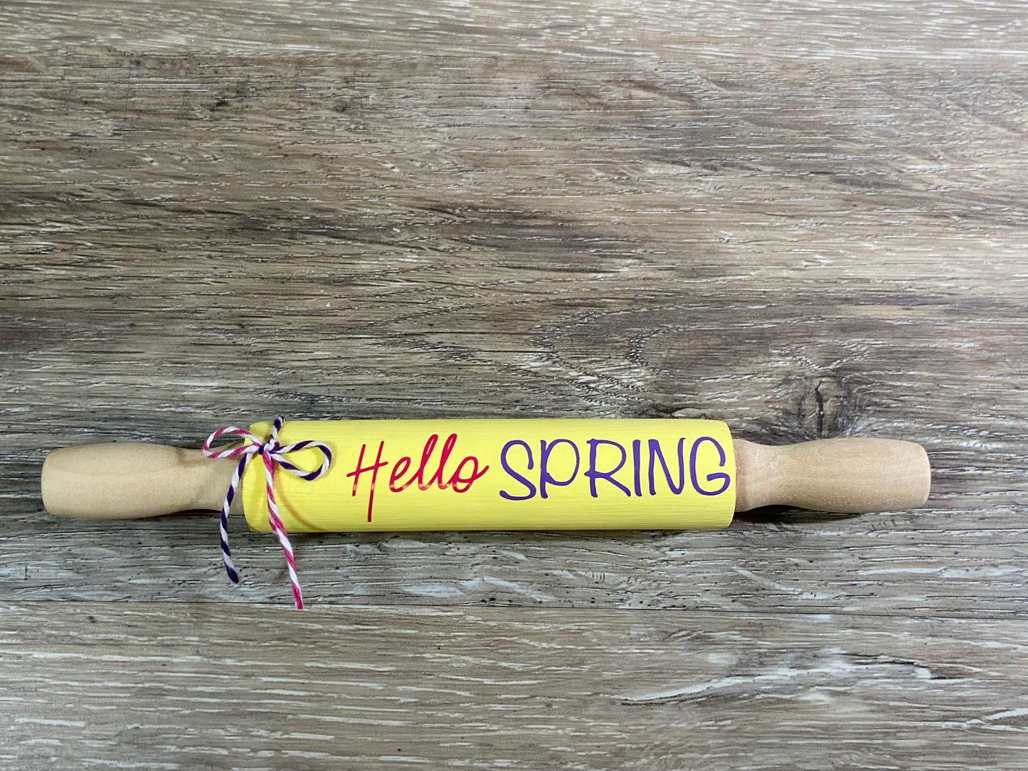 Hello Spring - Mini Rolling Pin
