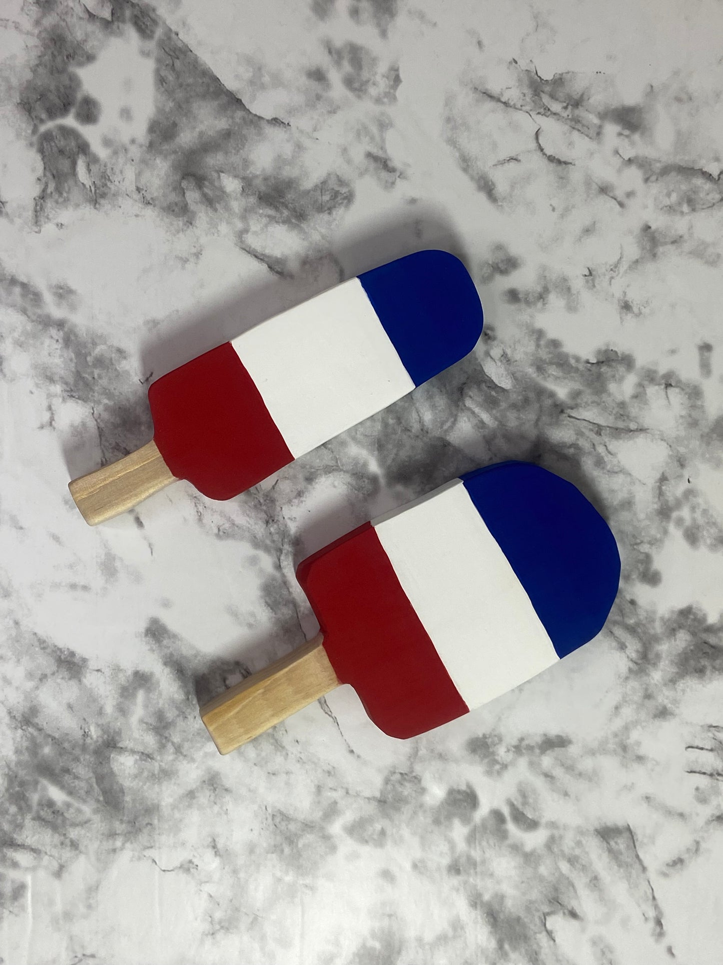 Red, White, & Blue Popsicle - Tiered Tray Decor