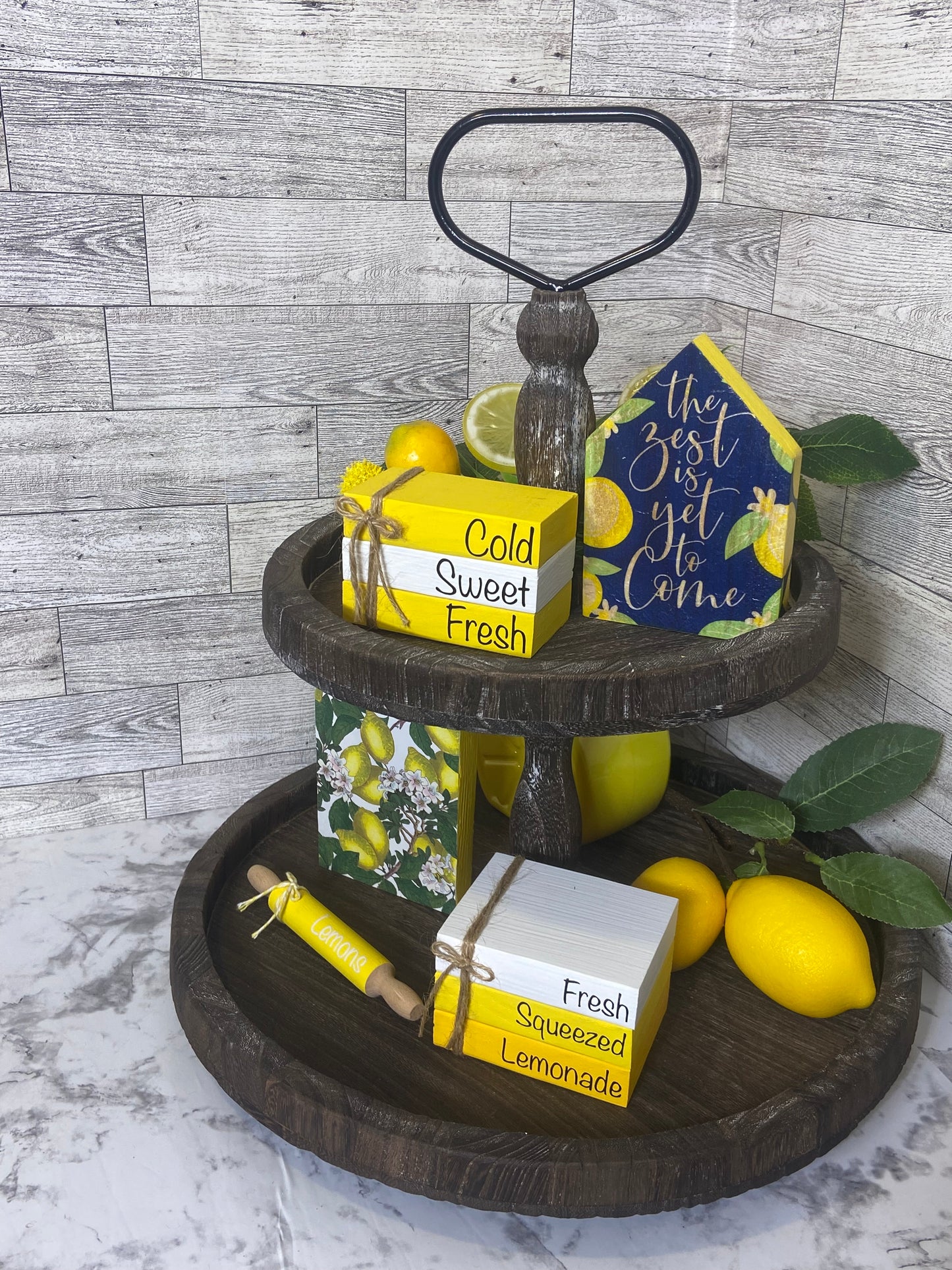 Cold Sweet Fresh - Small Tiered Tray Book Stack