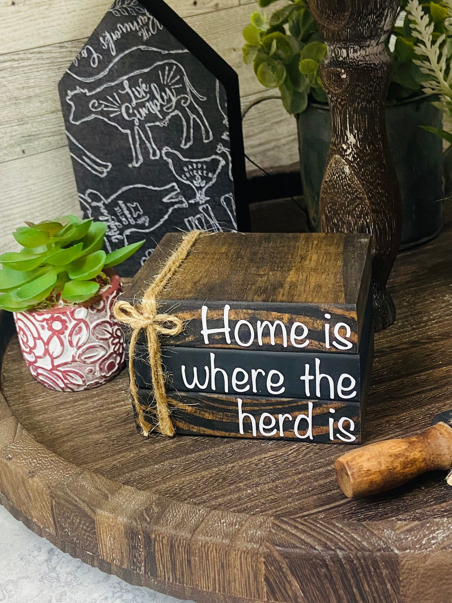 Home is where the herd is - Medium Book Stack