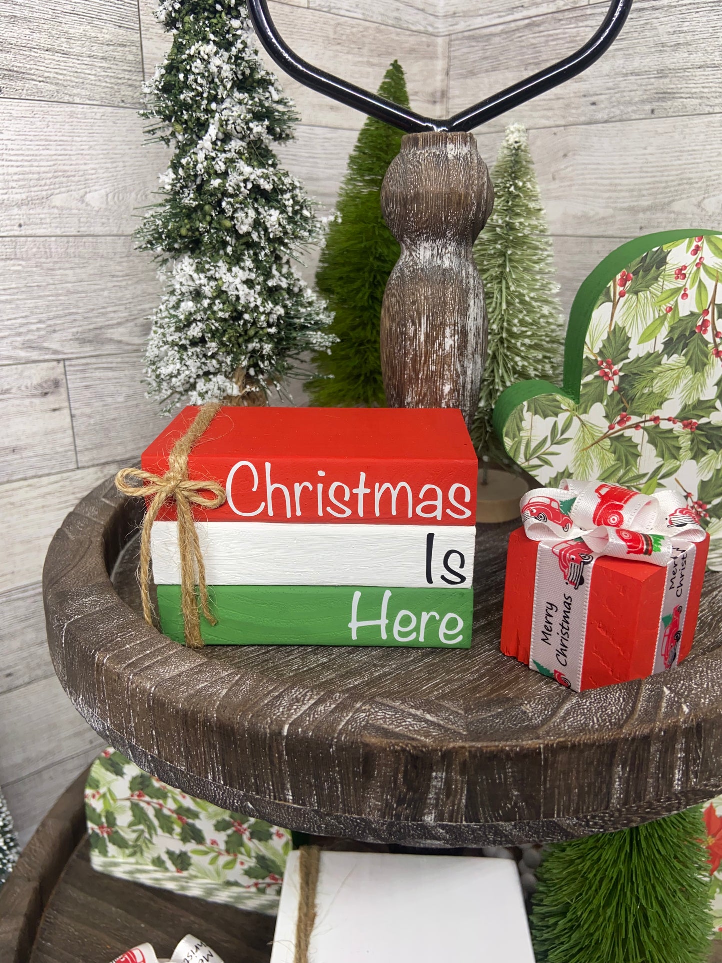 Christmas Is Here - Small Christmas Tiered Tray Book