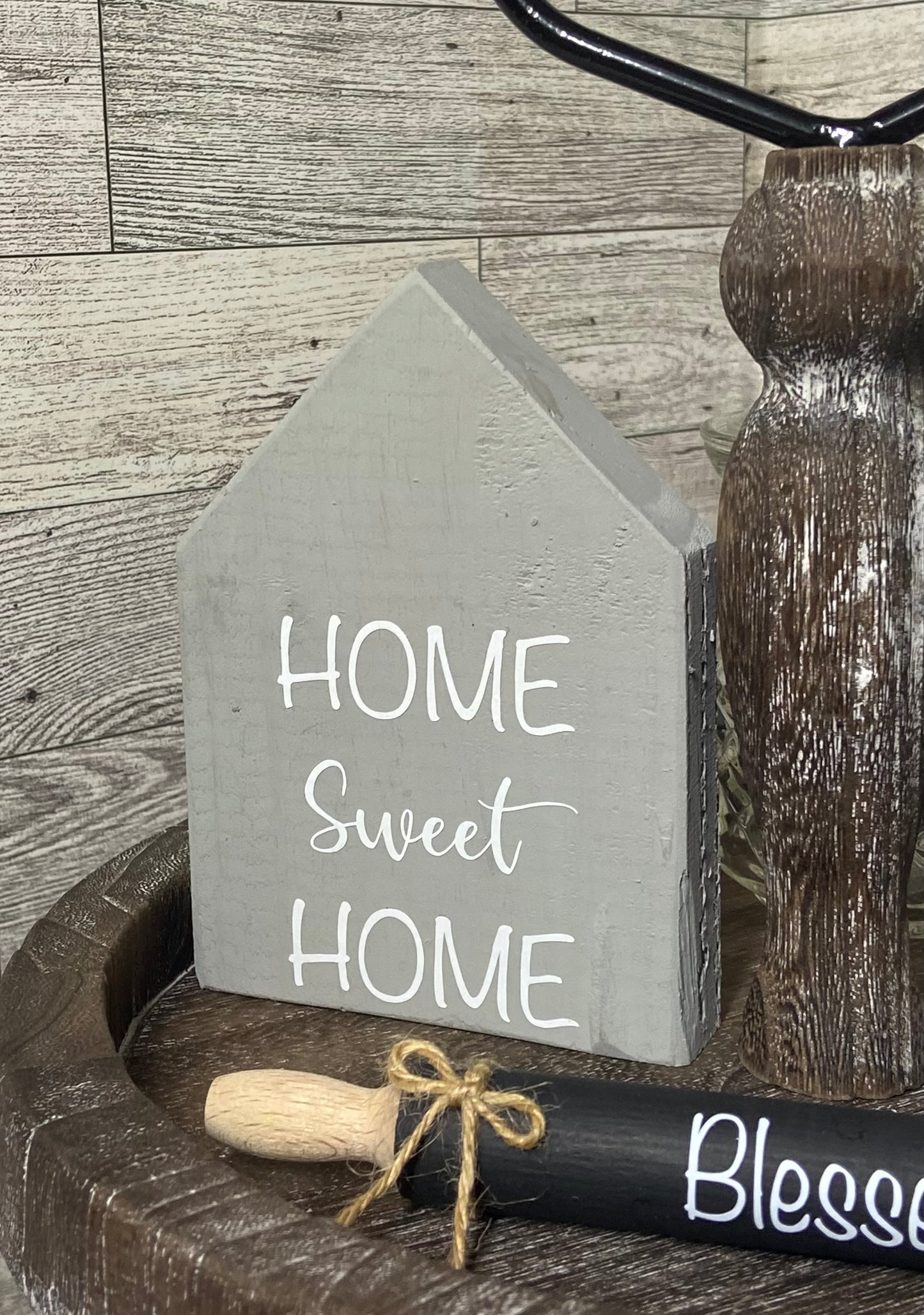 Home Sweet Home - Grey Medium House