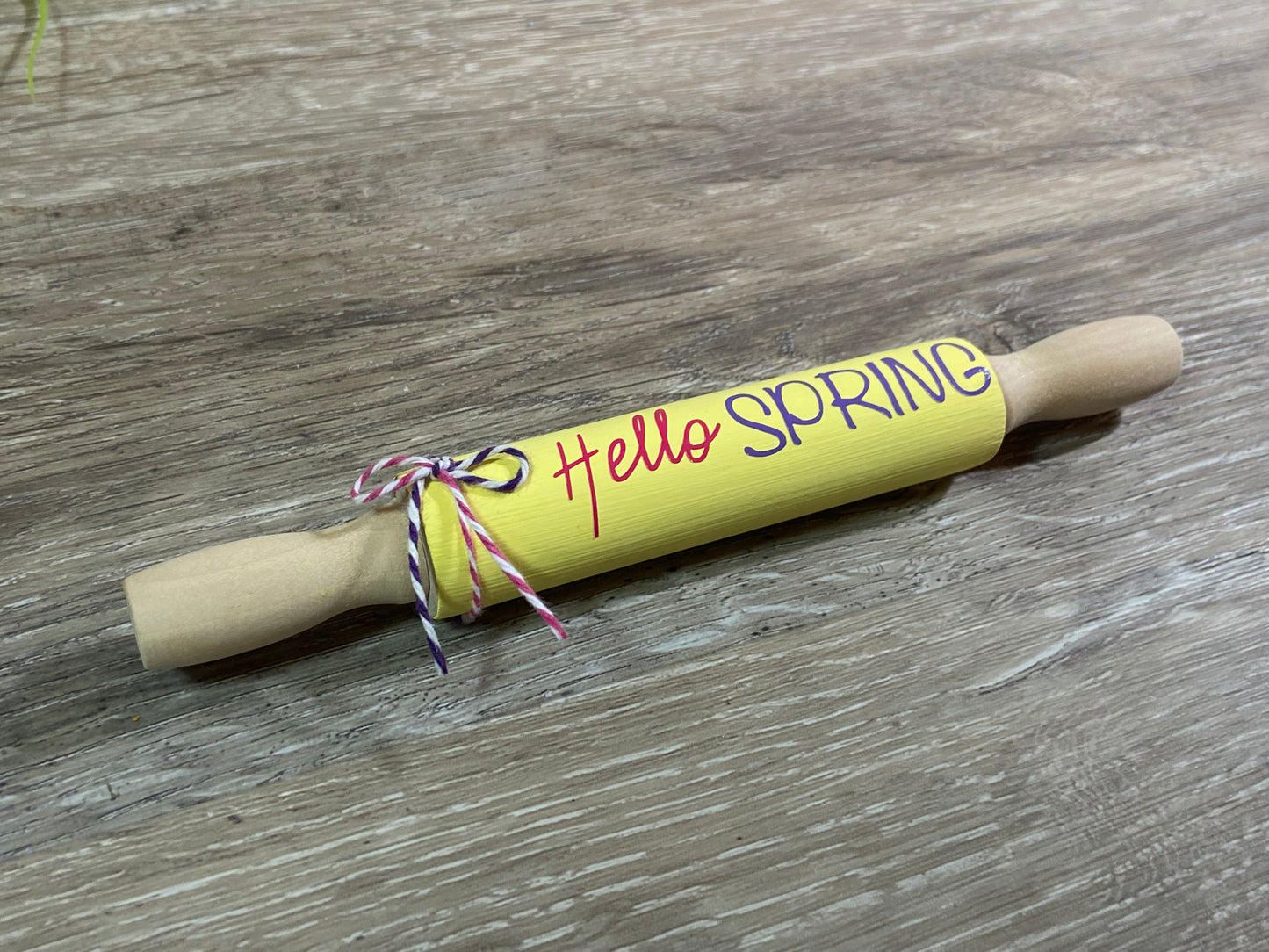 Hello Spring - Mini Rolling Pin