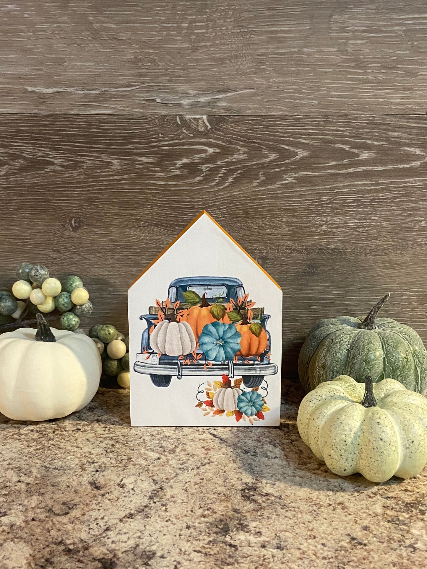 Teal Truck - Medium Tiered Tray House