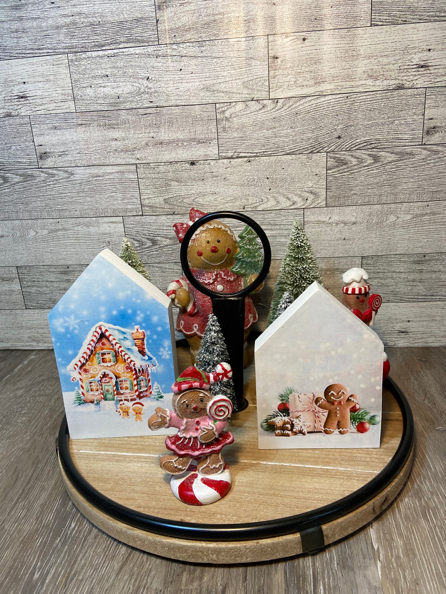 Gingerbread House - Large Tiered Tray House