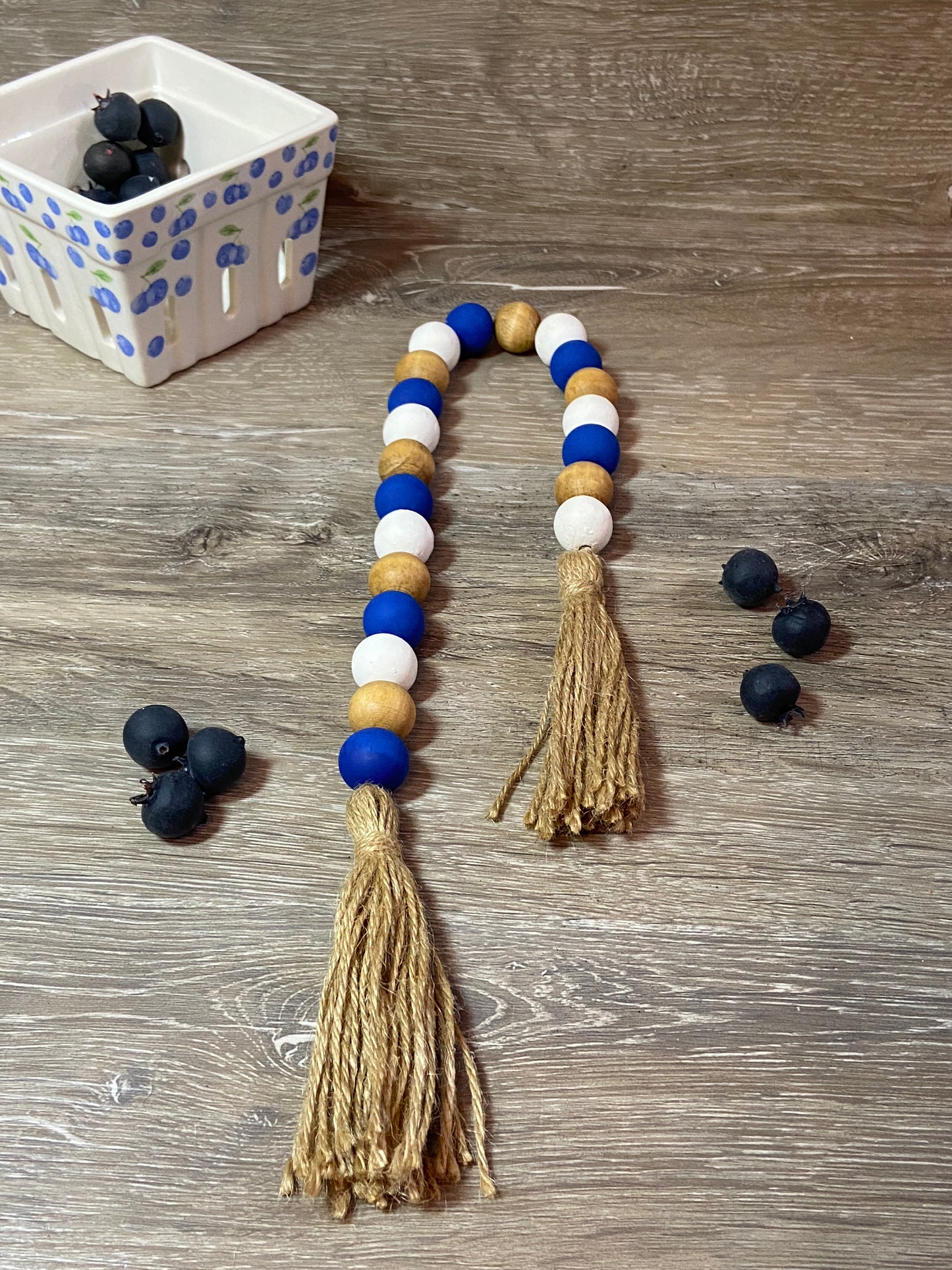 Blueberry - Tiered Tray Garland