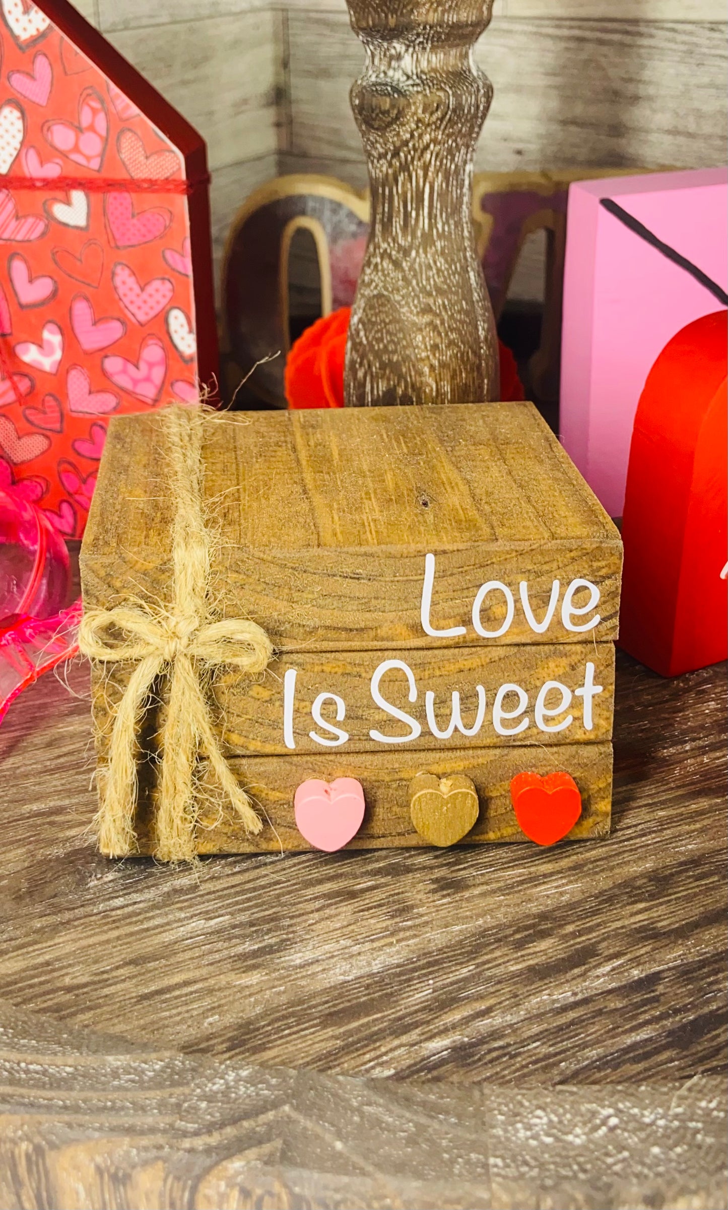 Love Is Sweet - Medium Book Stack