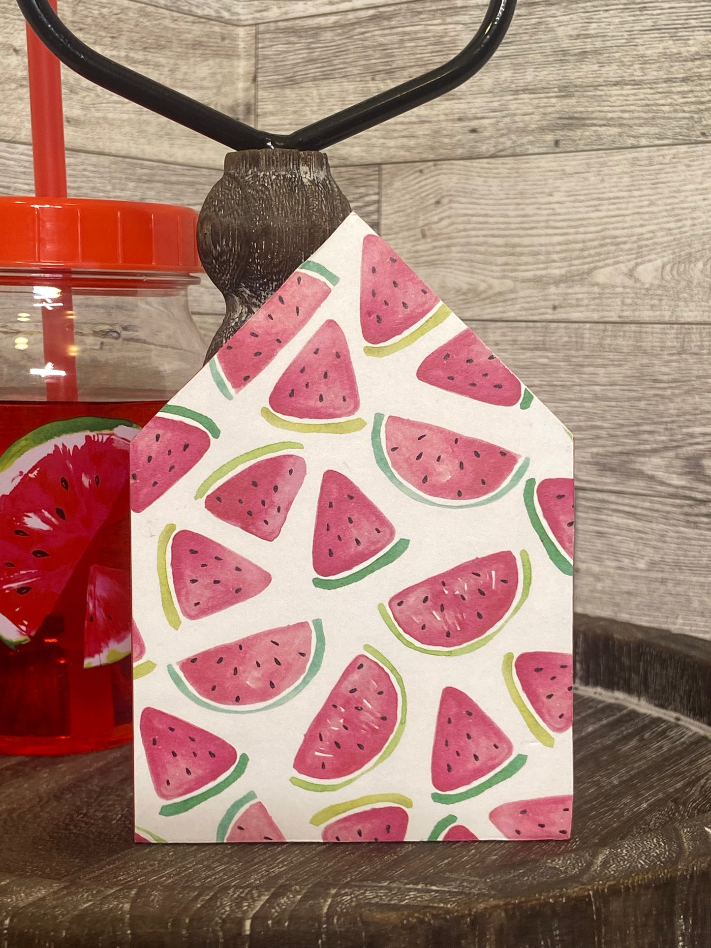 Watermelon Tiered Tray Decor