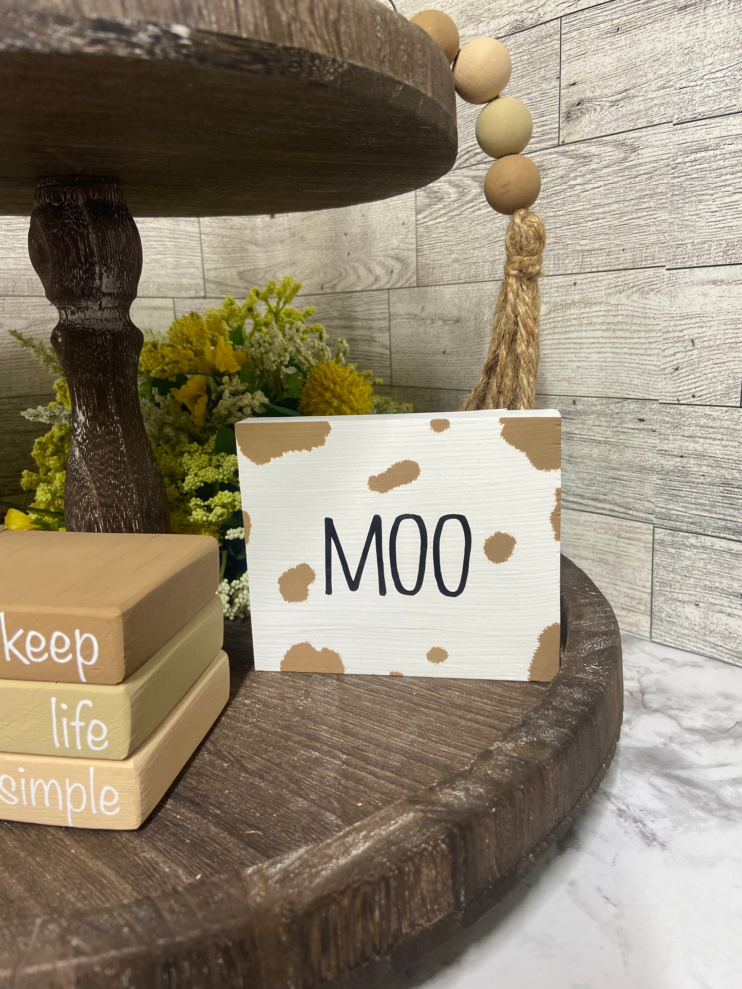 Moo - Farmhouse Sign