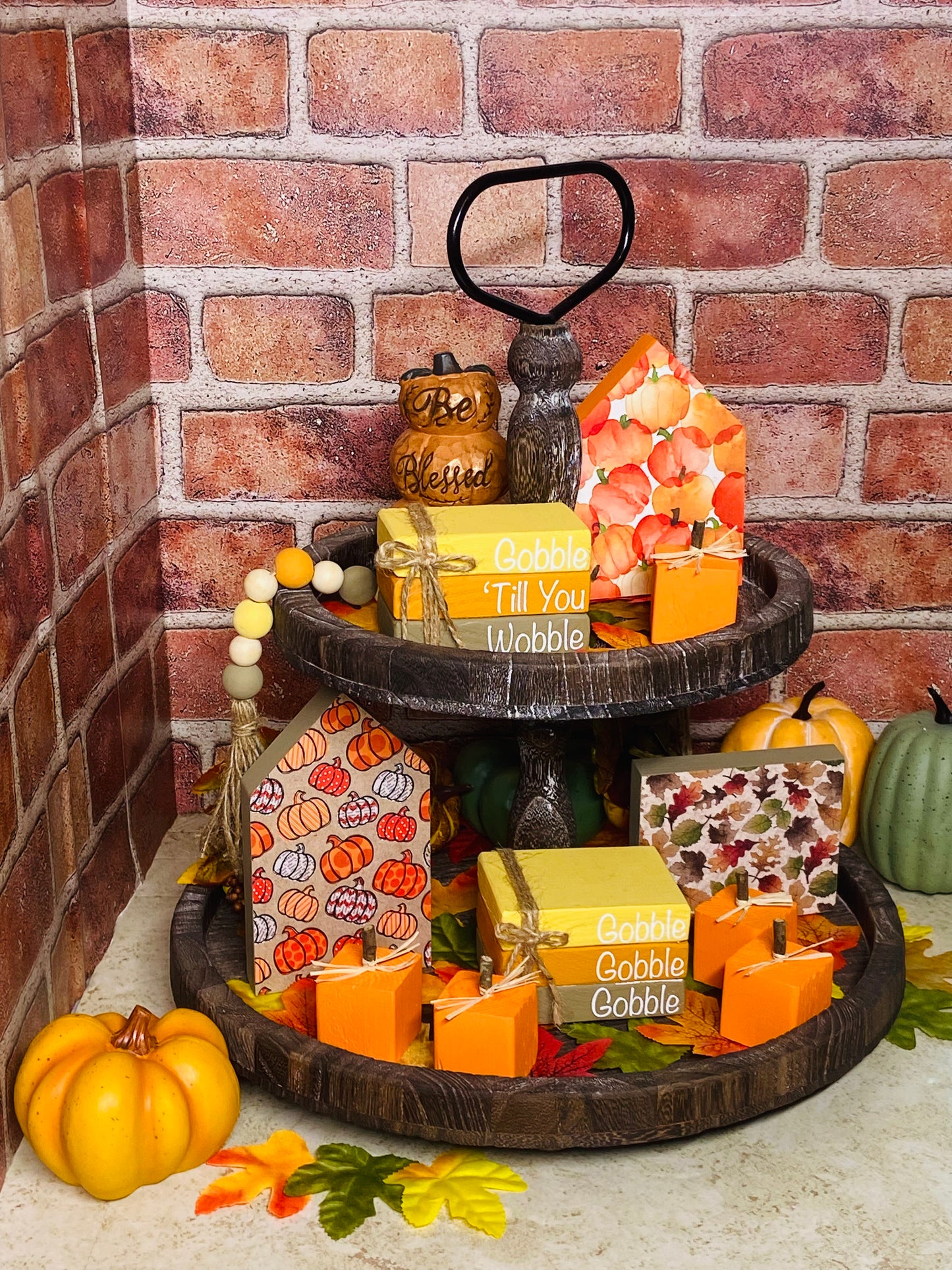 Pumpkin Variety - Large Tiered Tray House