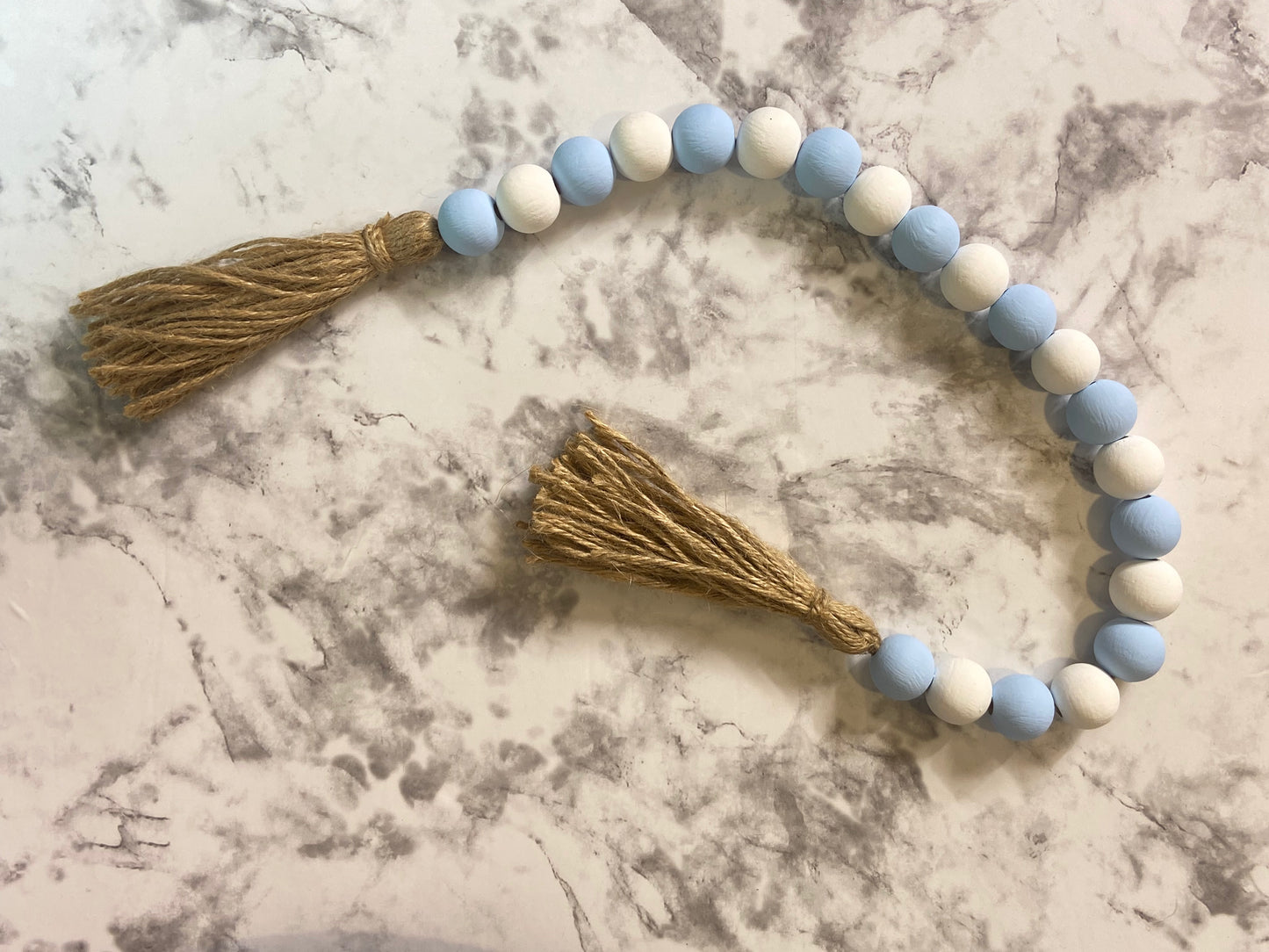 Blue & White - Tiered Tray Garland