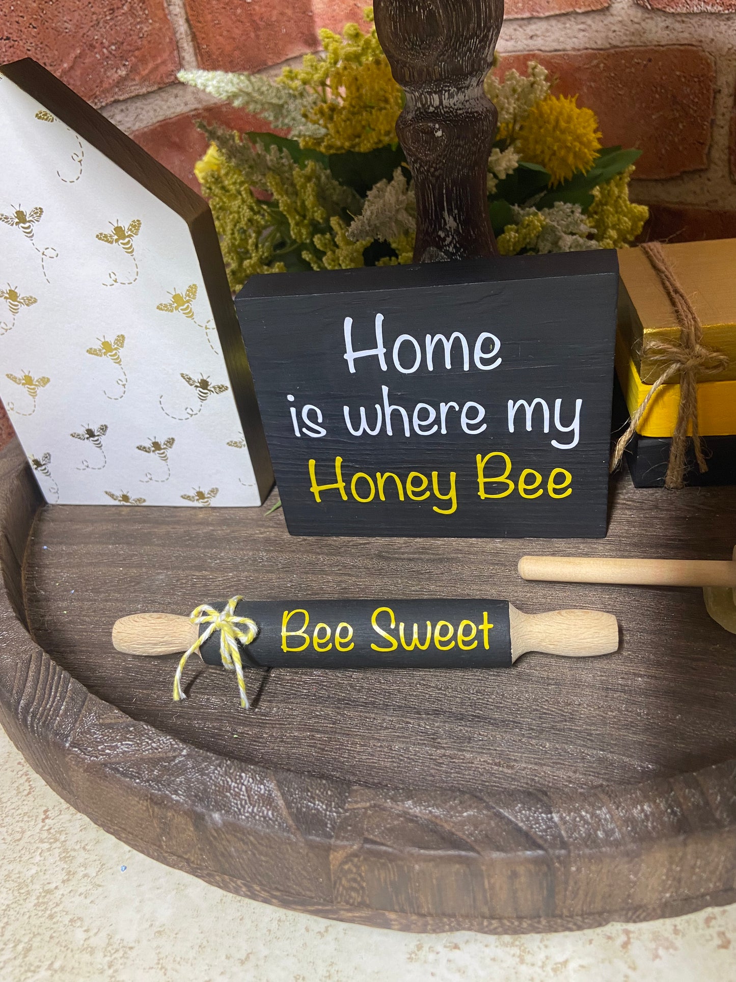 Home Is Where My Honey Bee - Sign