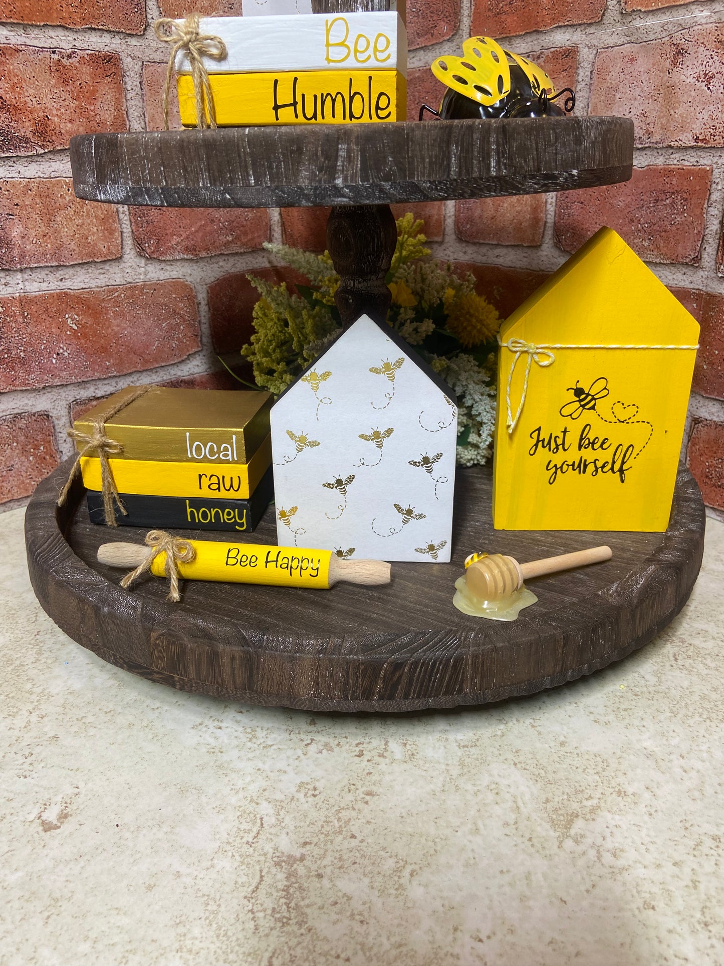 Honey Bee - Black Medium House