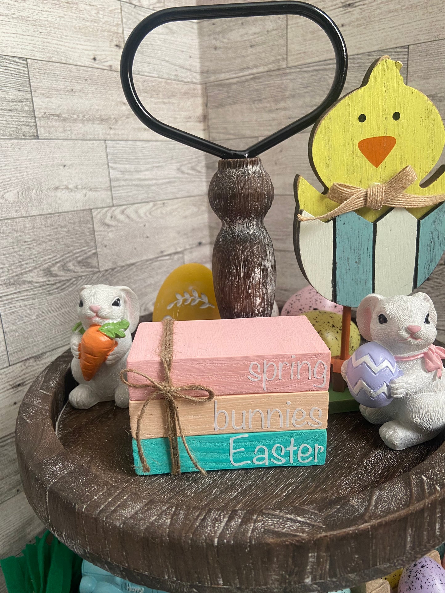 Spring Bunnies Easter - Small Book Stack