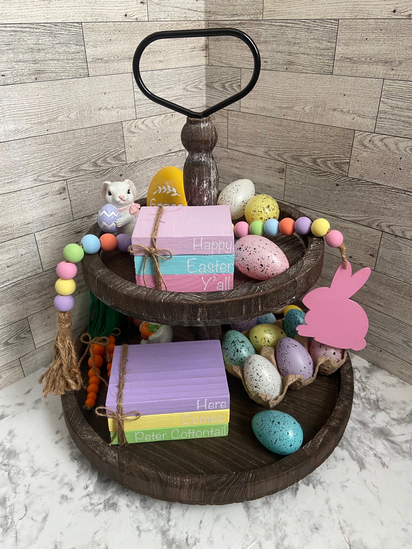 Here Come Peter Cottontail - Large Book Stack