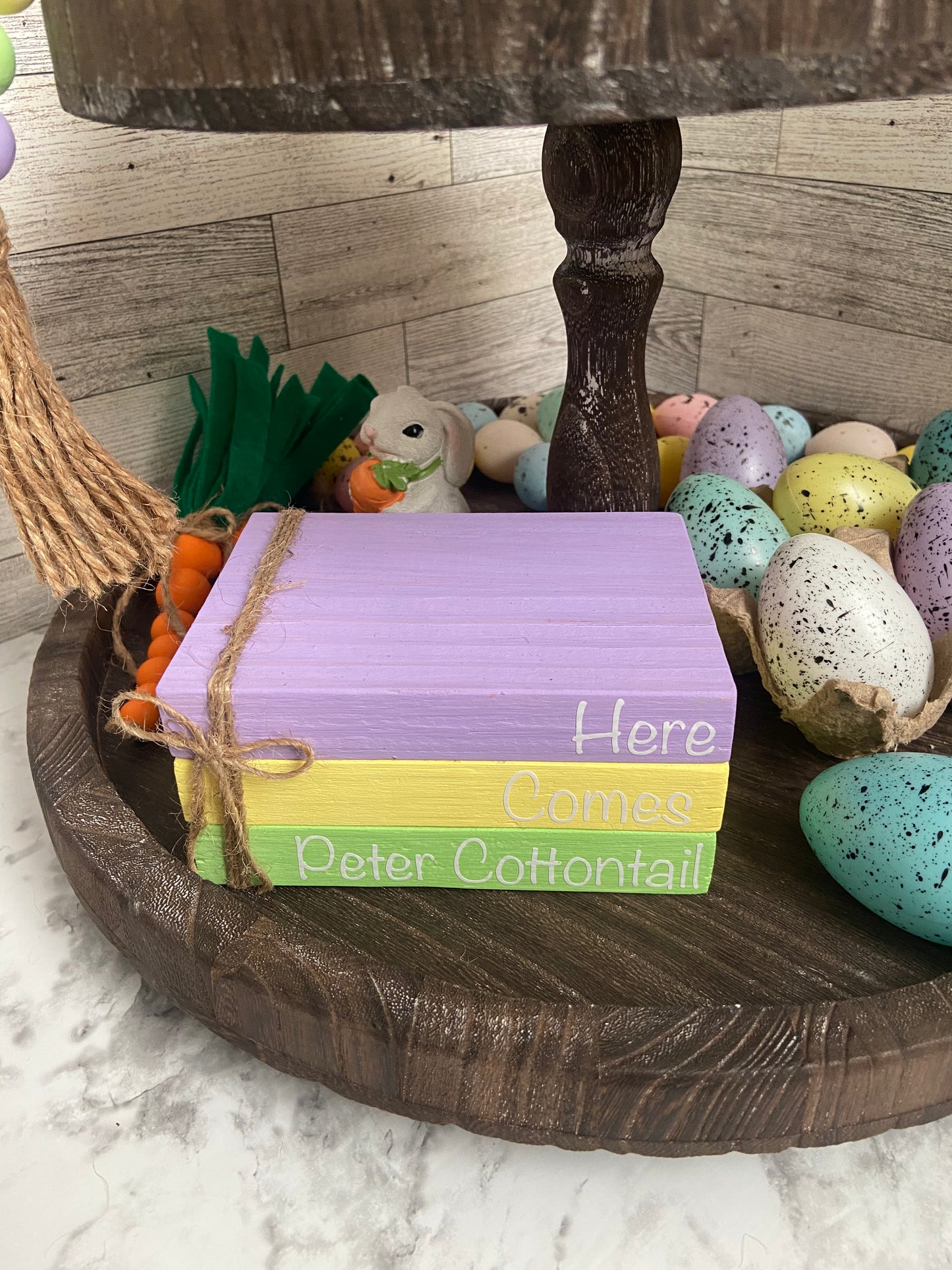 Here Come Peter Cottontail - Large Book Stack