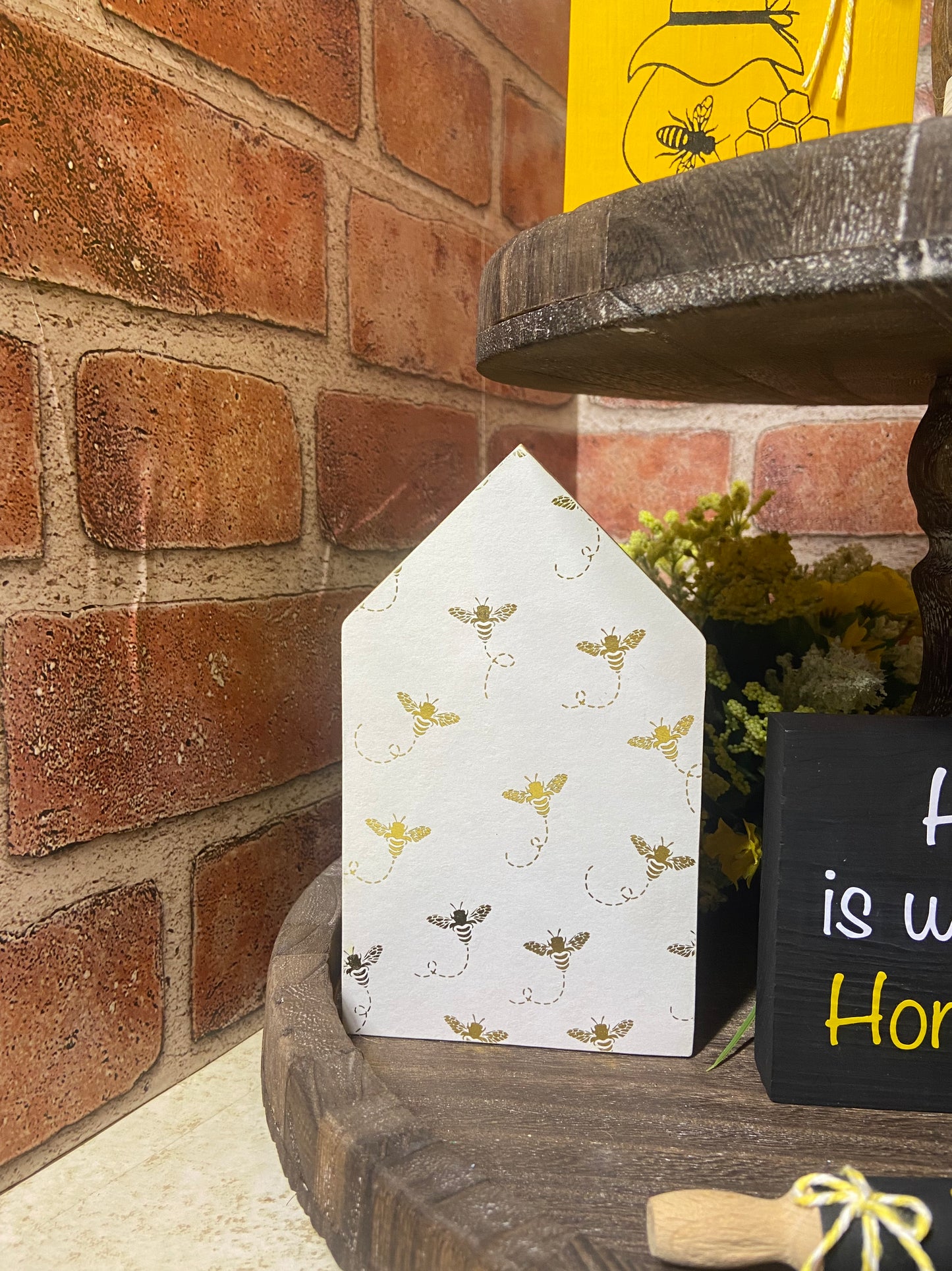 Honey Bee - Gold Large House