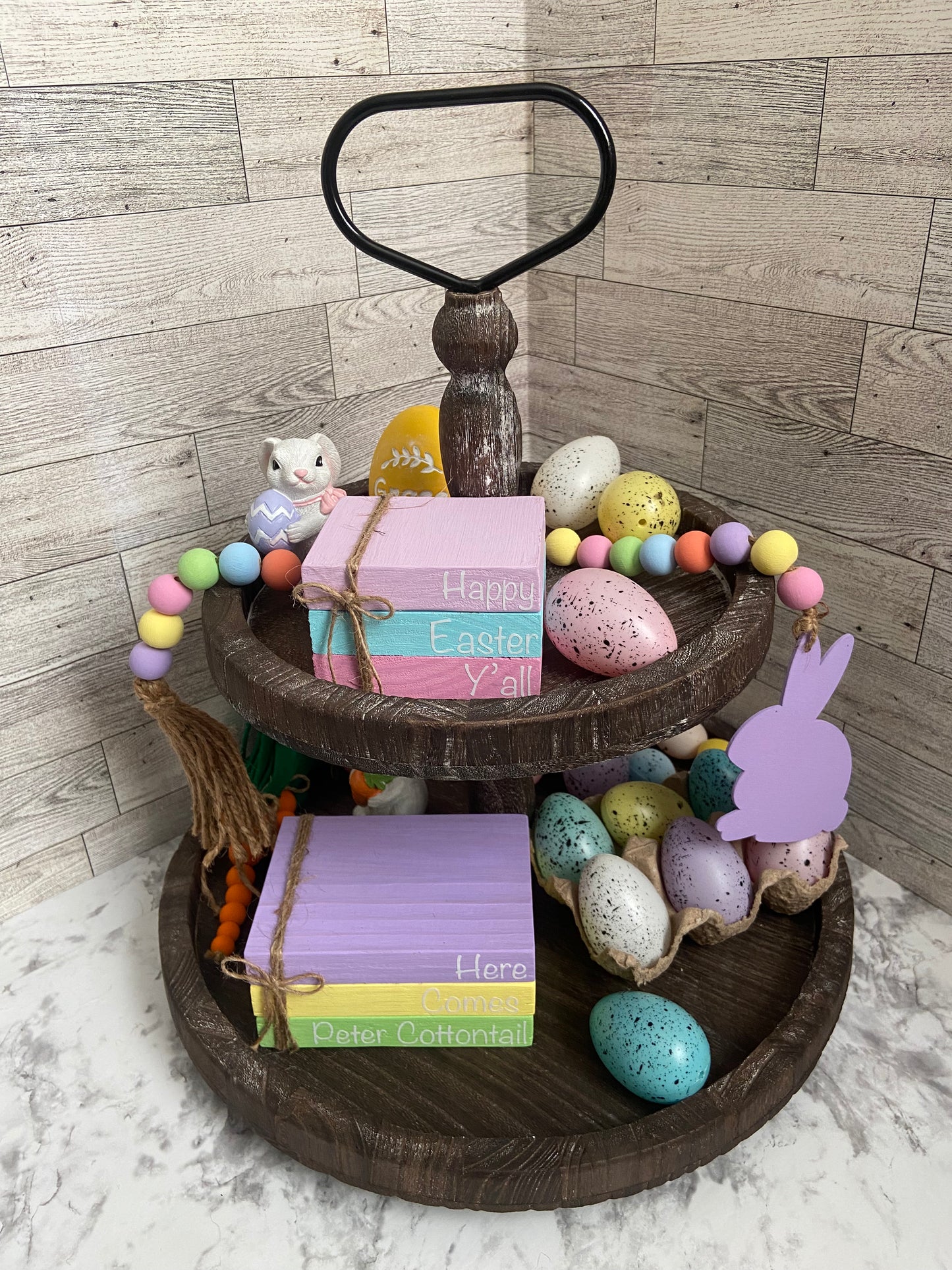 Here Come Peter Cottontail - Large Book Stack