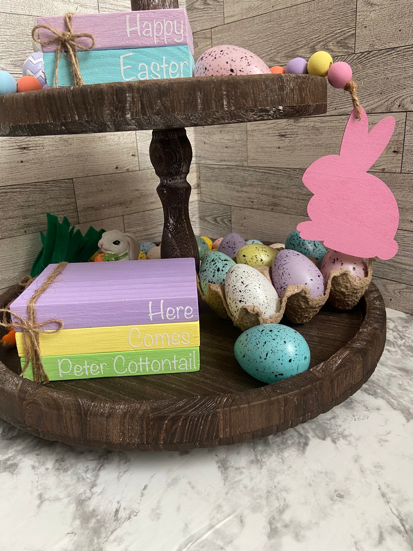 Here Come Peter Cottontail - Large Book Stack