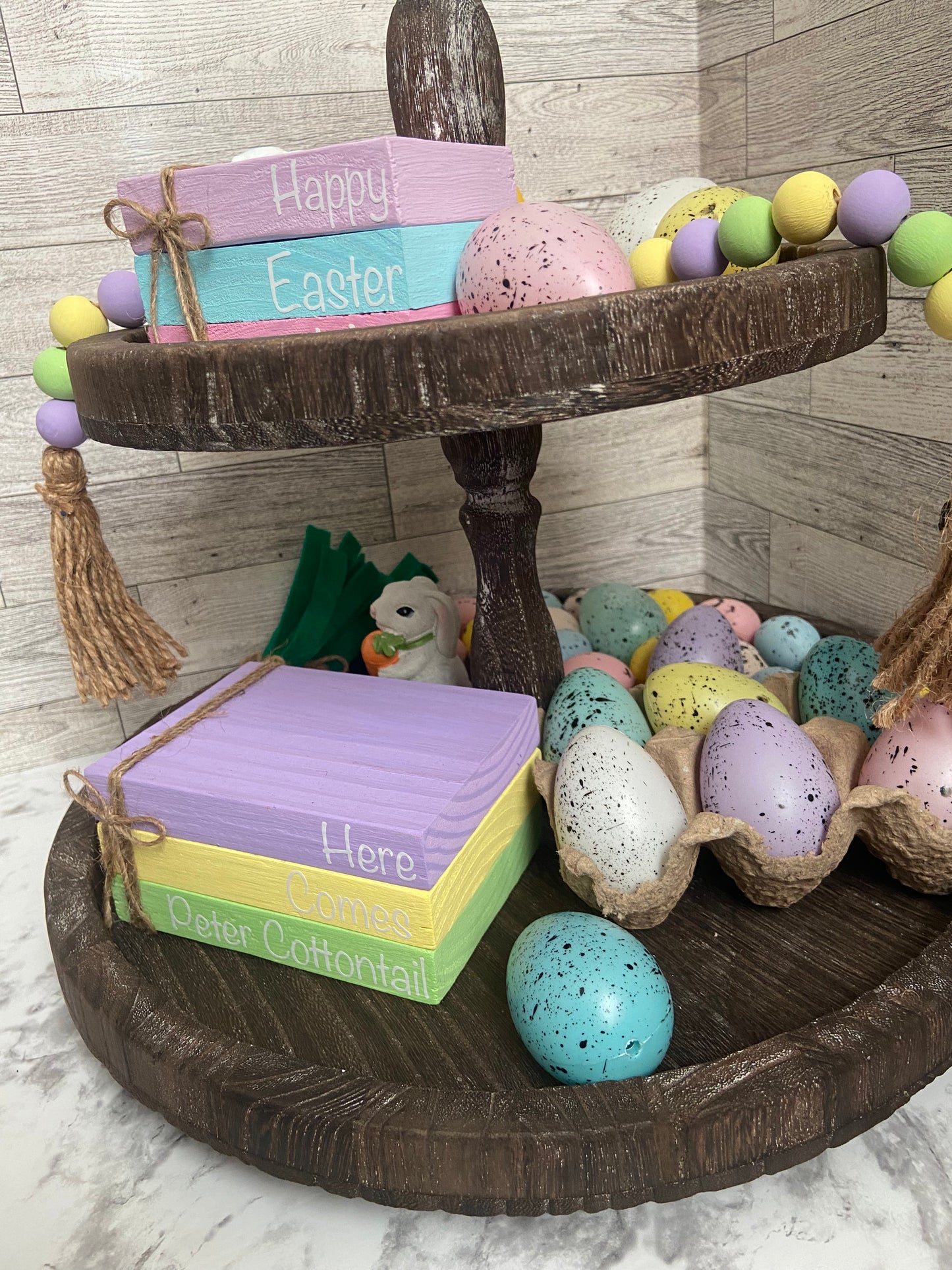 Here Come Peter Cottontail - Large Book Stack