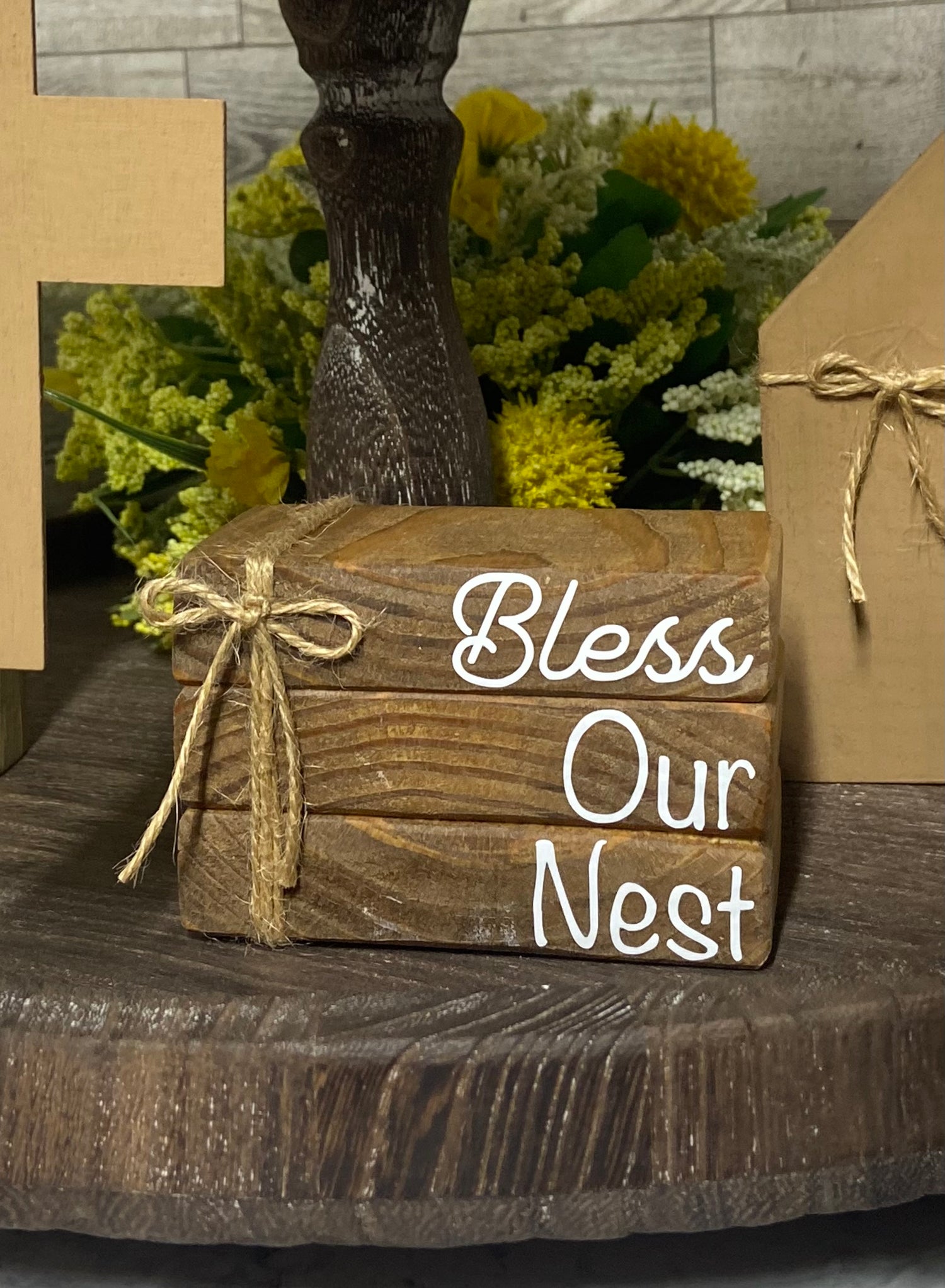 Spiritual Tiered Tray Book Stacks