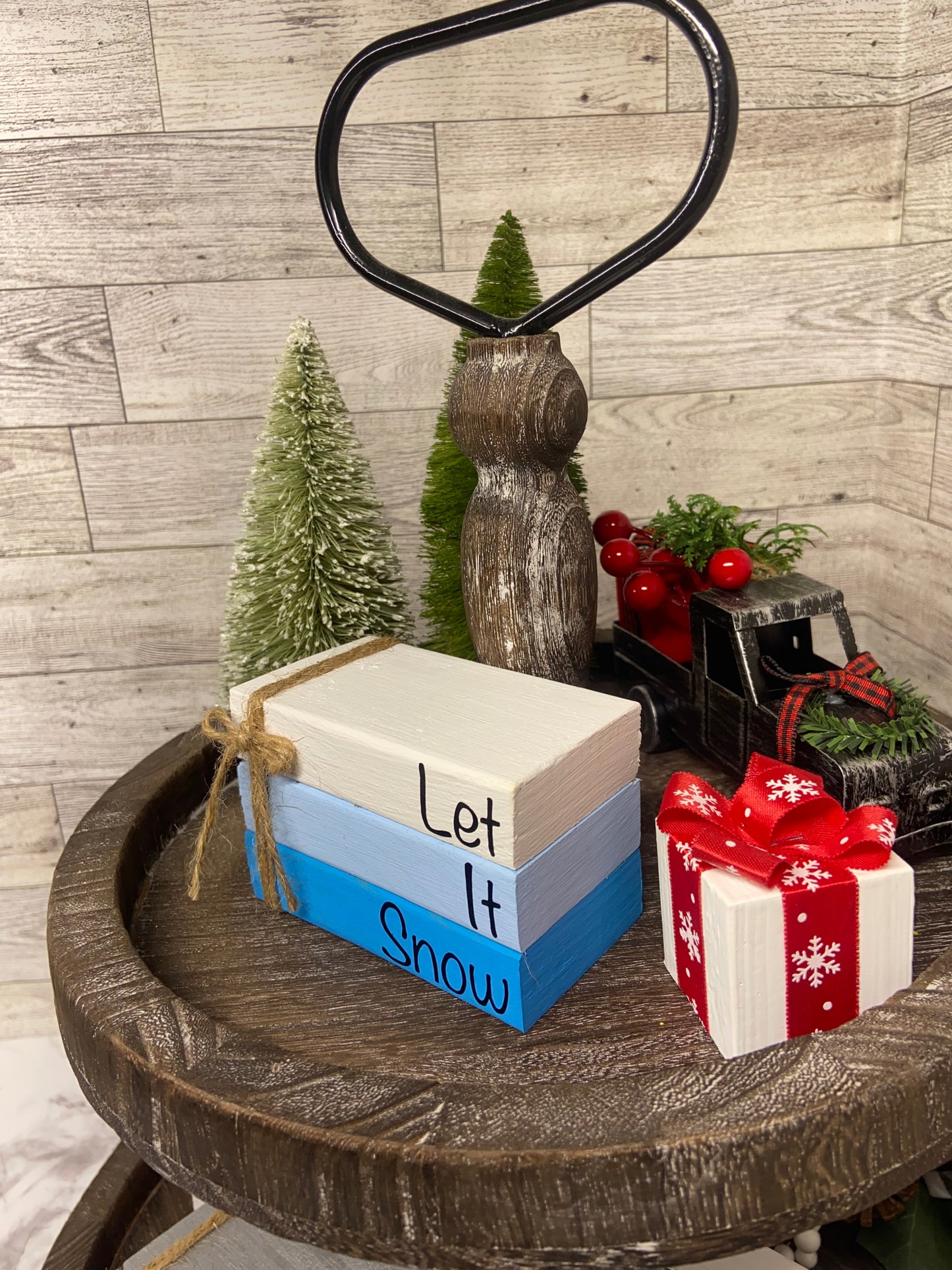 Let It Snow - Small Christmas Tiered Tray Book