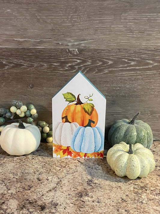 Teal Pumpkin - Large Tiered Tray House