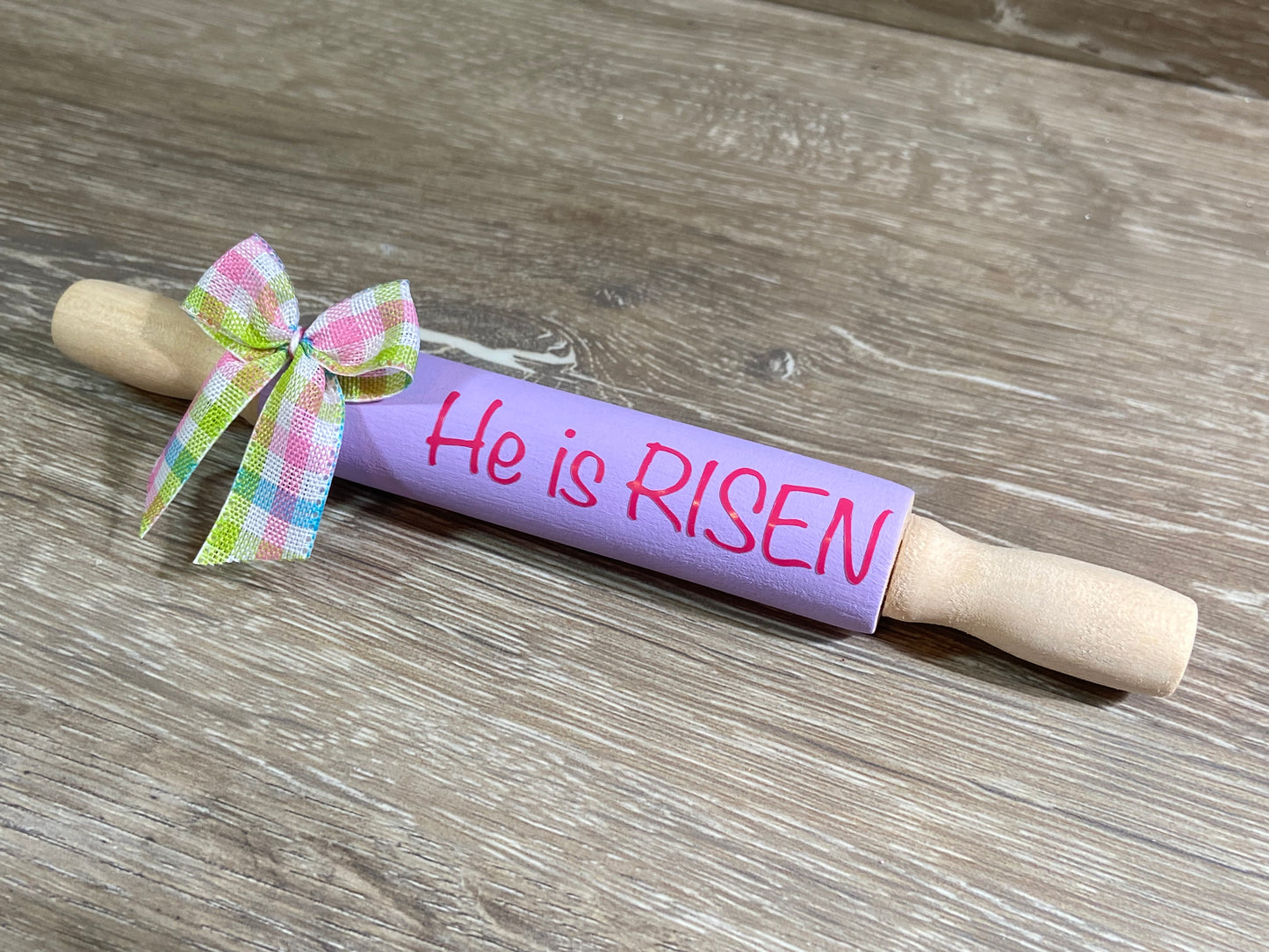 He is RISEN - Mini Rolling Pin