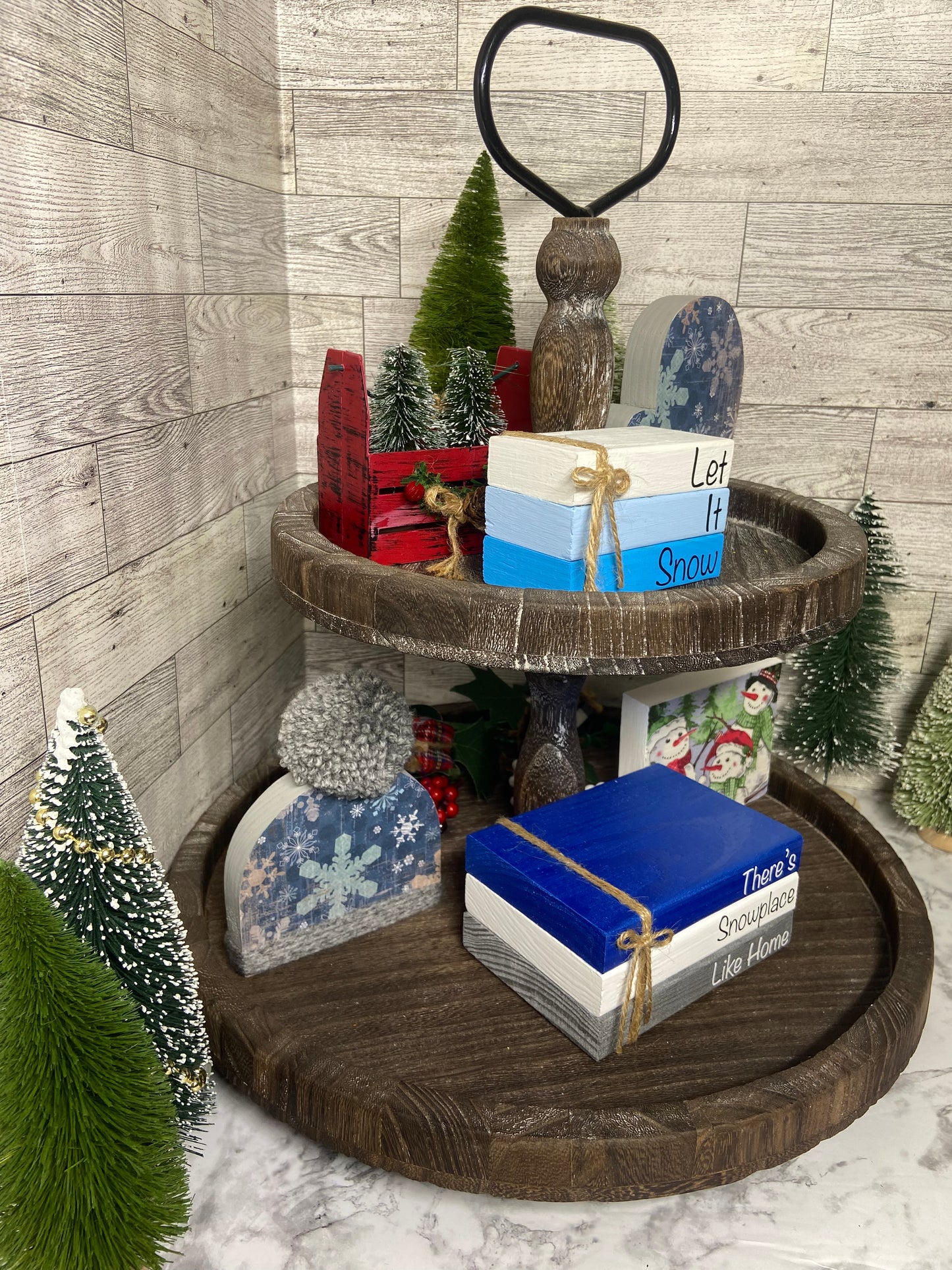 There’s Snowplace Like Home - Large Christmas Tiered Tray Book