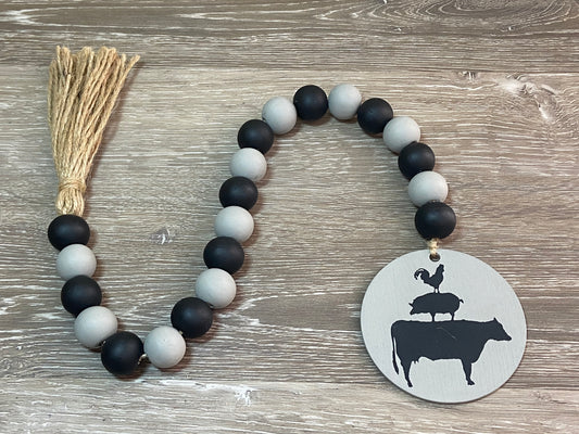 Farm Animals Stack Garland ￼