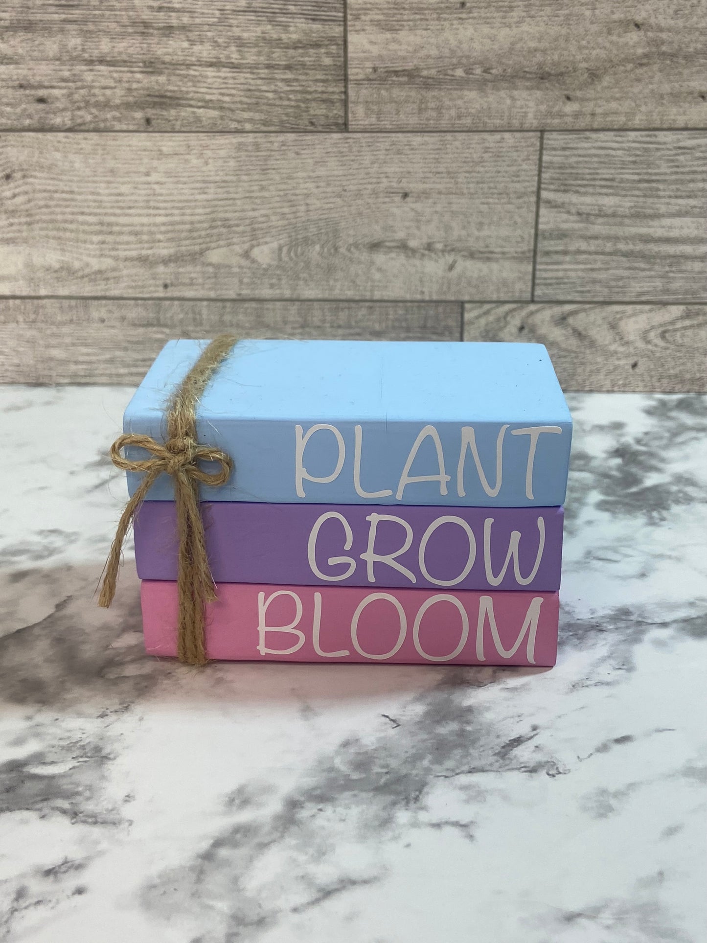 Plant Grow Bloom - Small Tiered Tray Book Stack