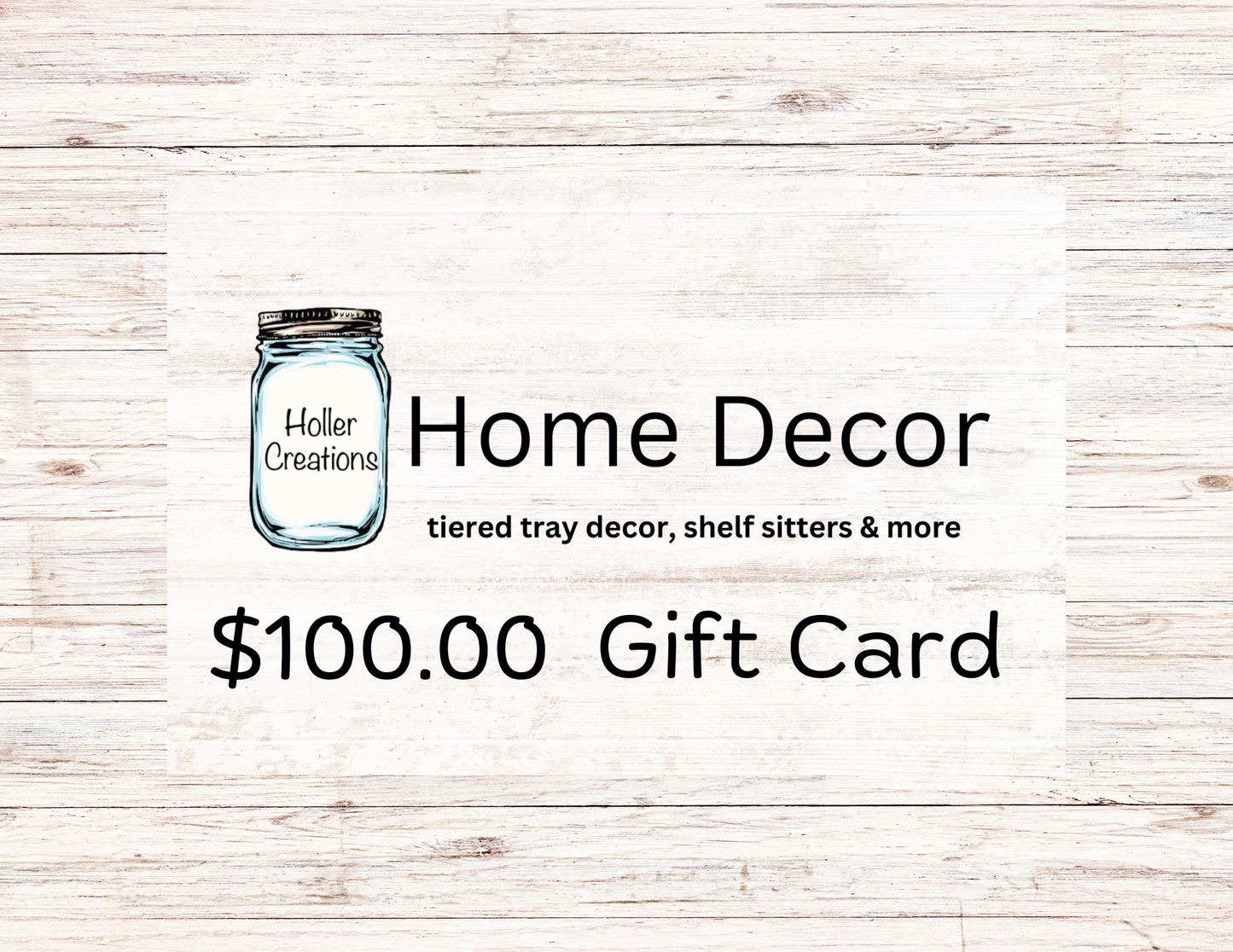 Holler Creations eGift Card