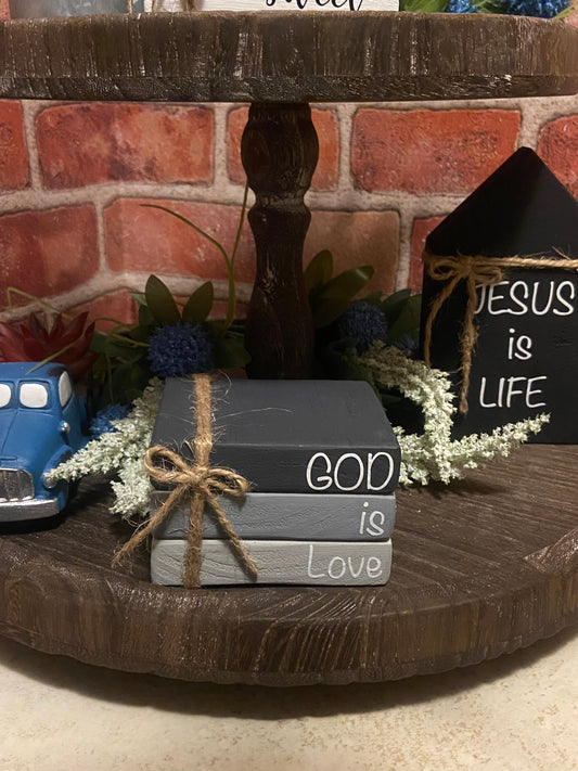 God is Love - Medium Book Stack