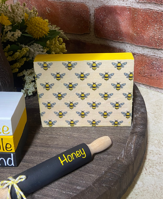 Honey Bees - Yellow Sign