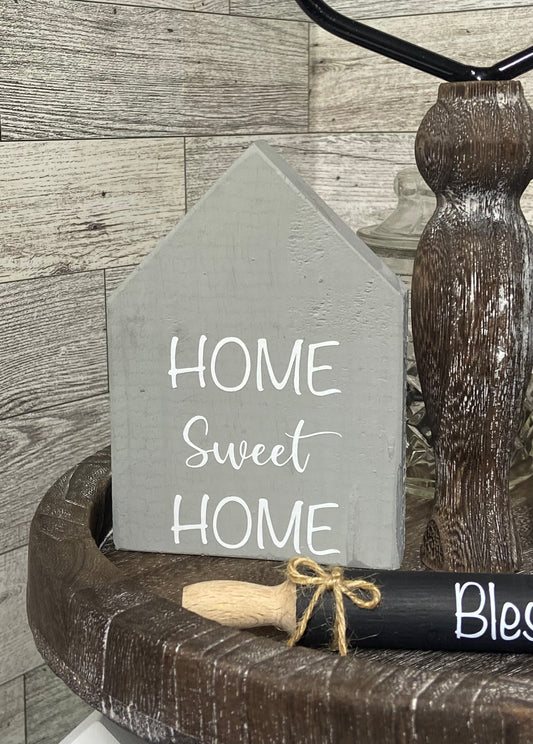 Home Sweet Home - Grey Medium House