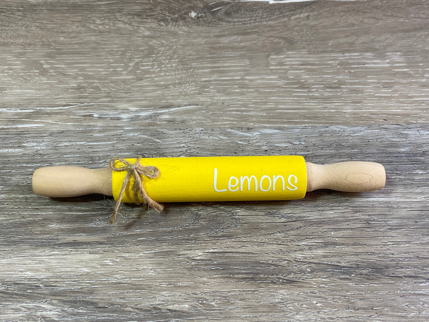 Lemons - Tiered Tray Mini Rolling Pin