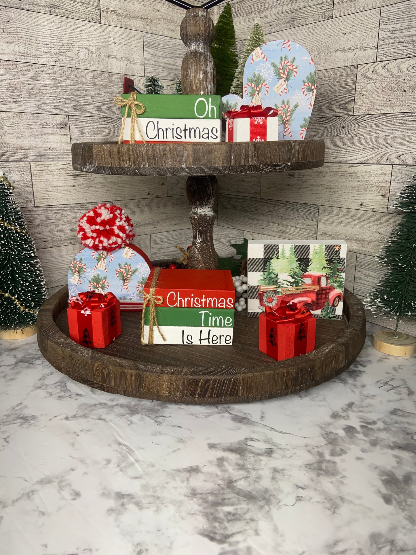 Christmas Time Is Here - Medium Christmas Tiered Tray Book