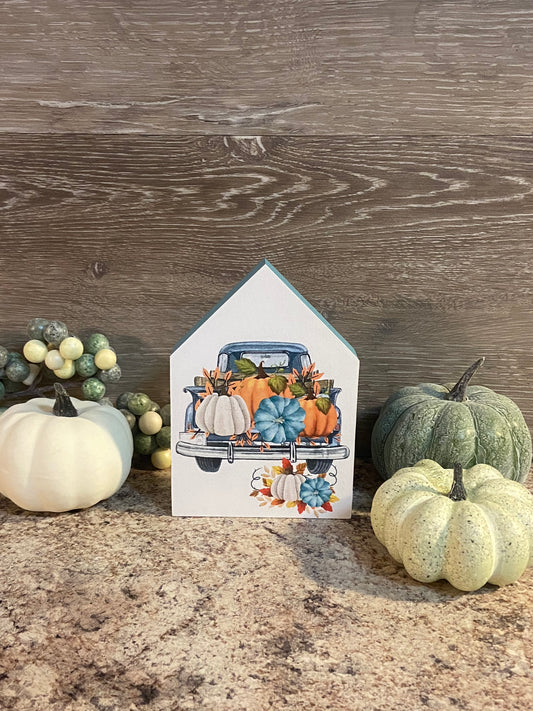 Teal Truck - Medium Tiered Tray House