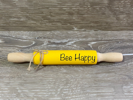 Bee Happy - Mini Rolling Pin