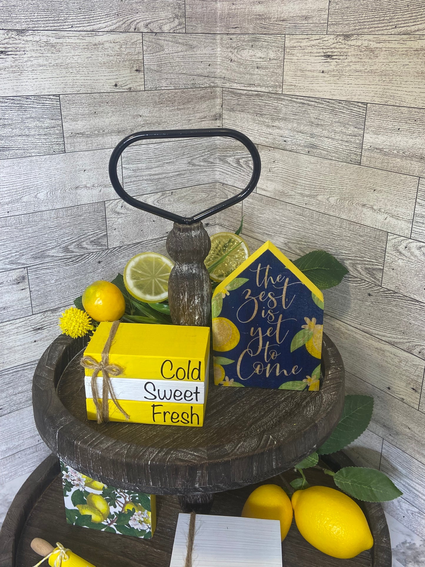 Cold Sweet Fresh - Small Tiered Tray Book Stack