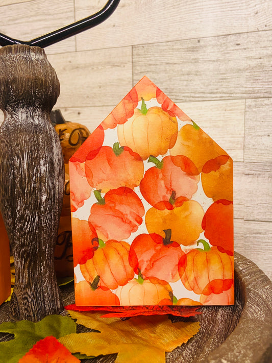 Pumpkins - Medium Tiered Tray House