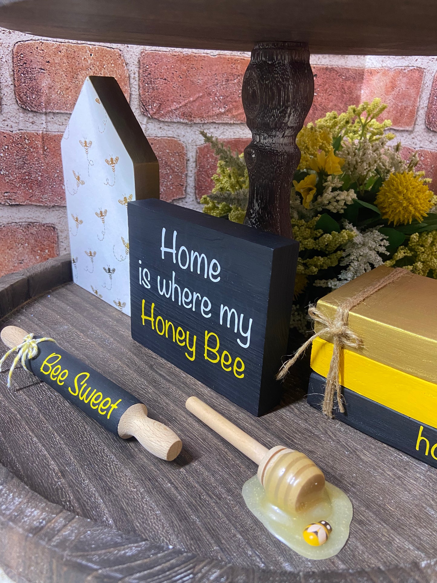 Home Is Where My Honey Bee - Sign