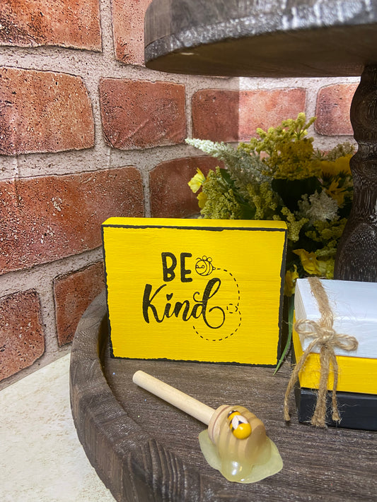 Bee Kind - Yellow Sign