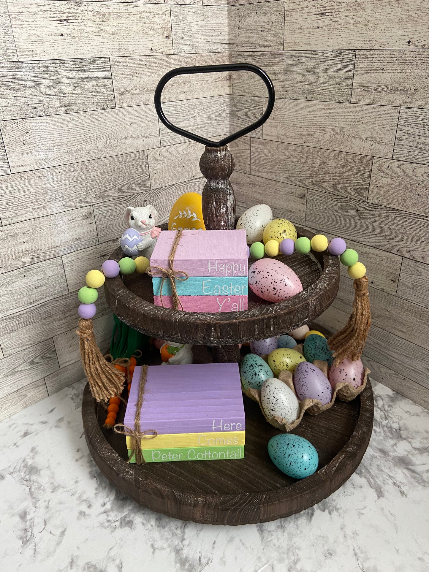 Here Come Peter Cottontail - Large Book Stack